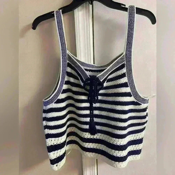 House of Harlow 1960 shorts set knit crochet Large NWT - Picture 4 of 8